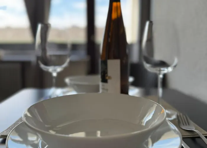 アパート Rheinloft - Balkon & Parkplatz 