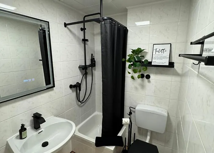 アパート Rheinloft - Balkon & Parkplatz 